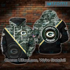 Green Bay Packers Camo Hoodie 3D Powerful Camo Packers Gifts For Him