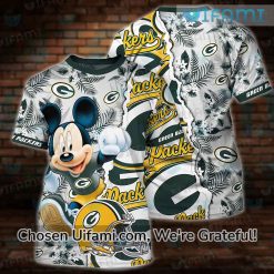Green Bay Packers Clothing 3D Gorgeous Mickey Gifts For Packers Fans