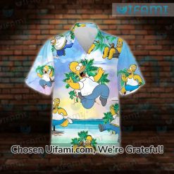 Homer Simpson Hawaiian Shirt Wonderful Homer Simpson Gift Exclusive