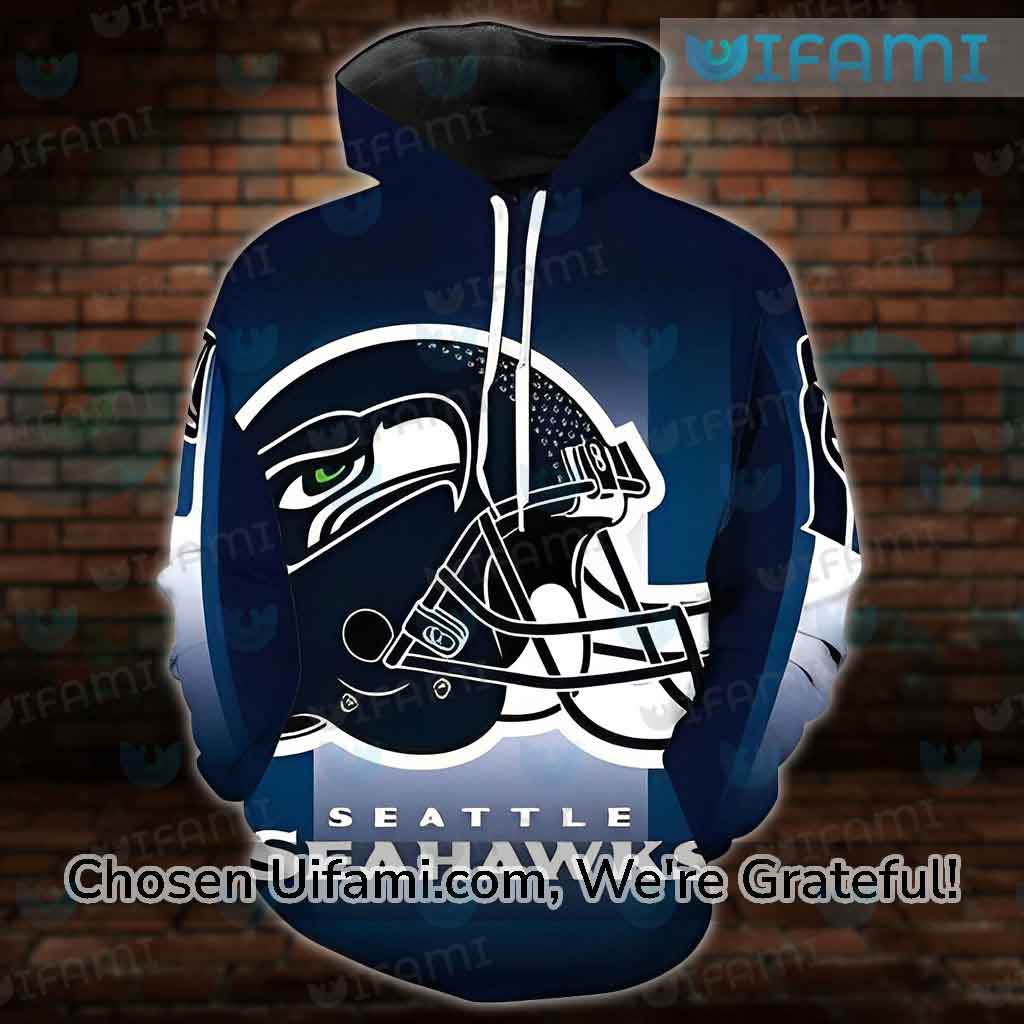 Custom Seattle Seahawks Hoodie 3D Bountiful Seahawks Gifts For Dad