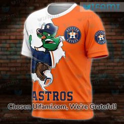 Houston Astros T-Shirt 3D Useful Mascot Astros Gifts For Him