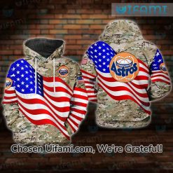 Houston Astros Zip Up Hoodie 3D USA Flag Camo Unique Astros Gifts