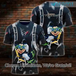Houston Texans T-Shirt 3D Affordable Mickey Texans Gift Ideas