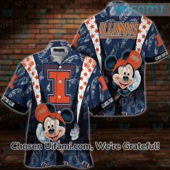 Illinois Illini Hawaiian Shirt Mickey Illinois Illini Gift 1