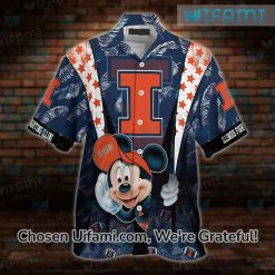 Illinois Illini Hawaiian Shirt Mickey Illinois Illini Gift 3