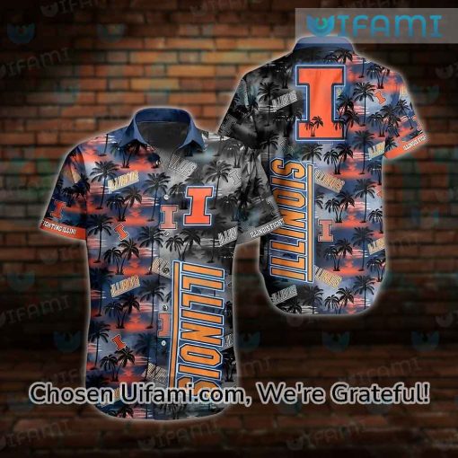 Illinois Illini Hawaiian Shirt Tempting Illinois Illini Gift