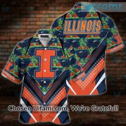 Illinois Illini Hawaiian Shirt Upbeat Illinois Illini Gift