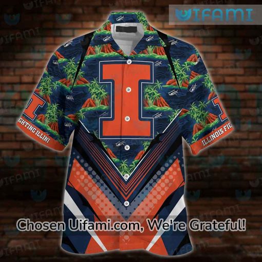 Illinois Illini Hawaiian Shirt Vibrant Illinois Illini Gift