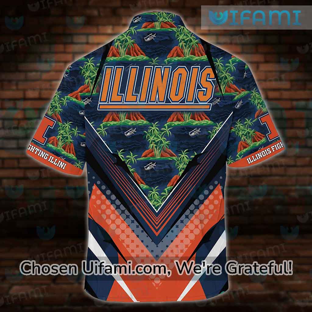 Illinois Illini Hawaiian Shirt Vibrant Illinois Illini Gift