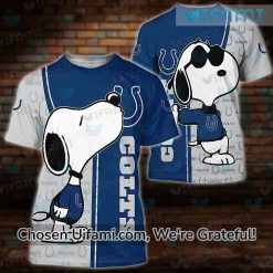 Indianapolis Colts Womens Apparel 3D Magnificent Snoopy Gifts For Colts Fans