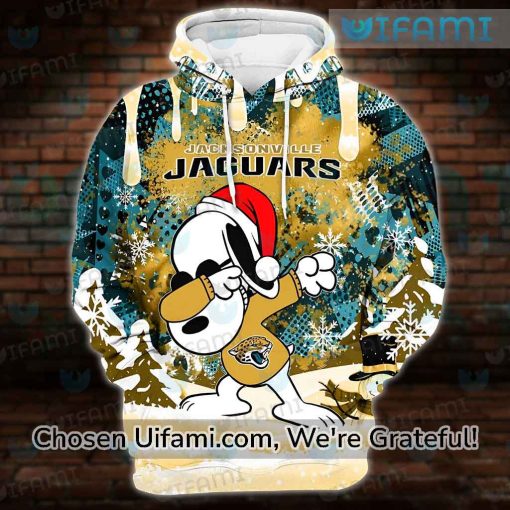 Jaguars Hoodie 3D Selected Snoopy Christmas Jacksonville Jaguars Gift