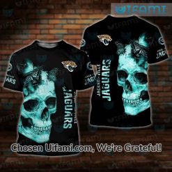 Jaguars Tee Shirt 3D Convenient Skull Jacksonville Jaguars Gift Ideas