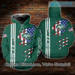 Jets Hoodie 3D Cheap USA Flag Green NY Jets Christmas Gifts