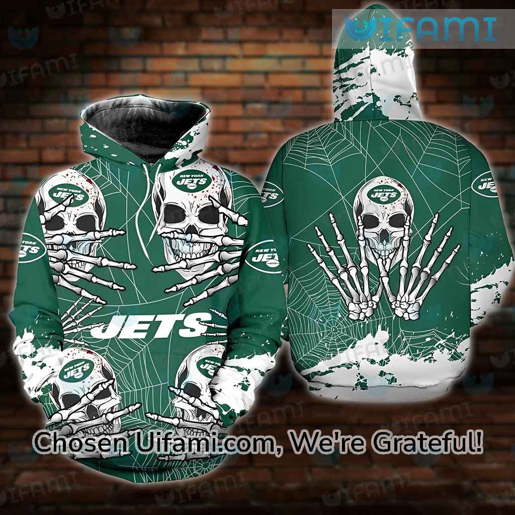 Jets Hoodie Mens 3D Exclusive Skull New York Jets Gift - Personalized  Gifts: Family, Sports, Occasions, Trending