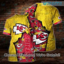 KC Chiefs Shirt 3D Powerful Jesus Christ Kansas City Chiefs Gifts For Her