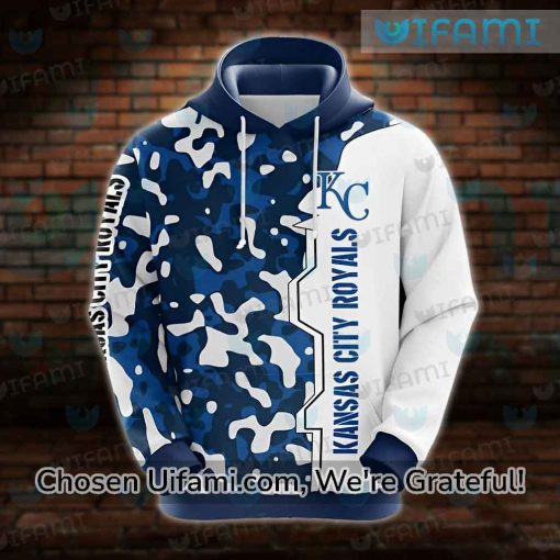 KC Royals Hoodie 3D Greatest Camo Kansas City Royals Gift