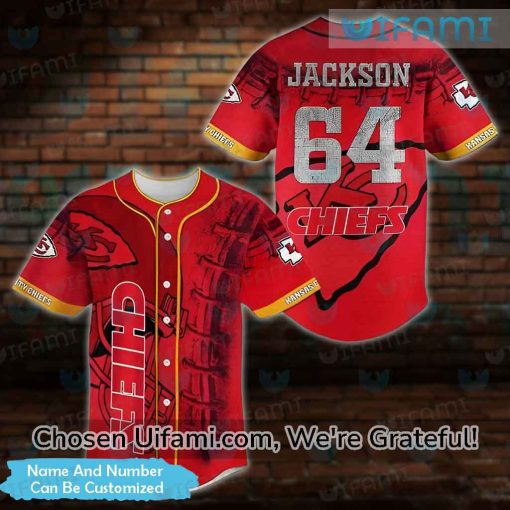 Kansas City Chiefs Baseball Jersey Impressive Custom Chiefs Gifts For Him