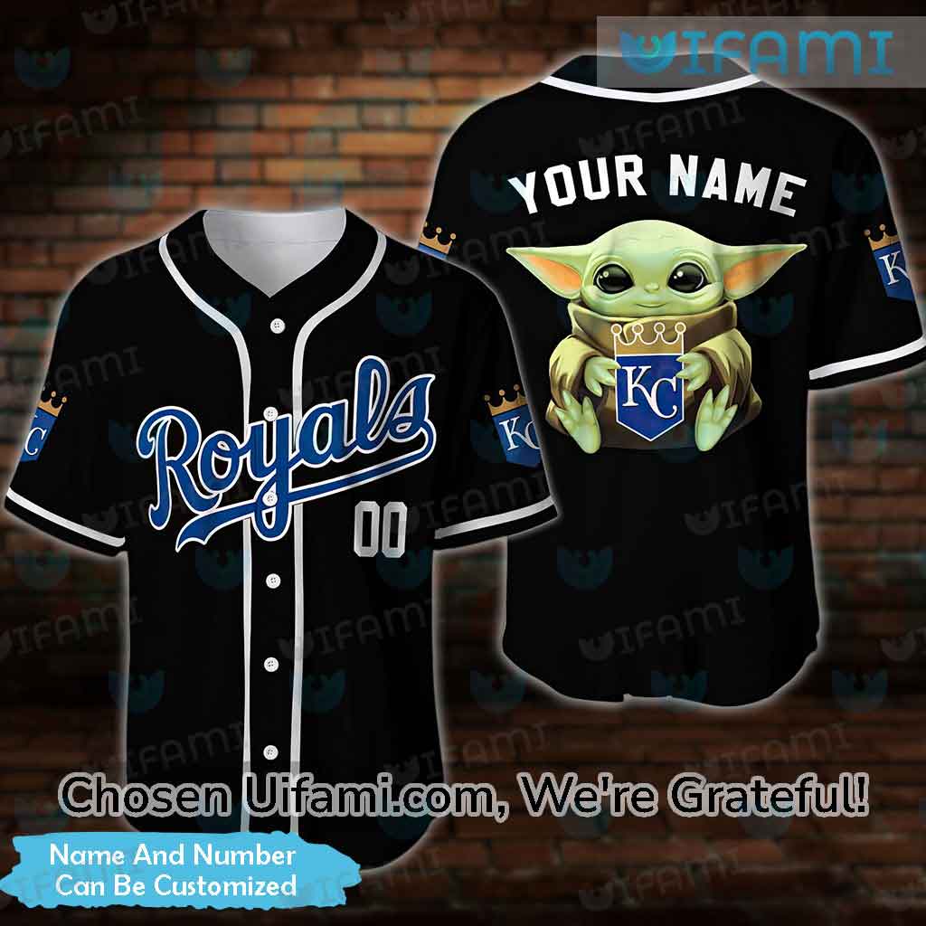 Kansas City Royals Custom Jersey Baby Yoda Royals Gift - Personalized  Gifts: Family, Sports, Occasions, Trending