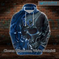 Kansas City Royals Hoodie 3D Simple Skull Royals Gift 1