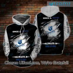 Kansas City Royals Mens Hoodie 3D Always A Kansas City Royals Gift