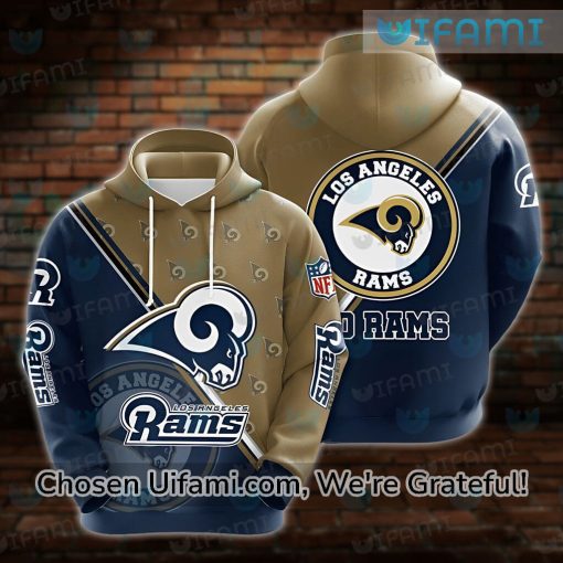 LA Rams Hoodie 3D Alluring Rams Gift