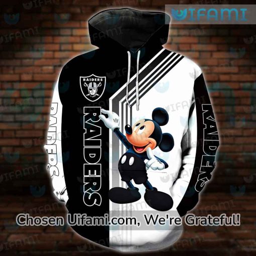 Las Vegas Raiders Hoodie Mens 3D Mickey Unique Raiders Gifts