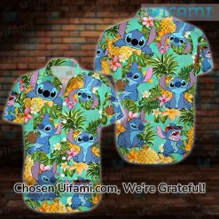 Lilo And Stitch Button Up Shirt Rare Stitch Birthday Gift Best selling