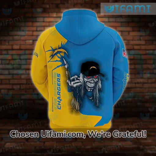 Los Angeles Chargers Hoodie 3D Valuable Eddie The Head NFL Chargers Gifts