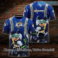 Los Angeles Rams Shirt 3D Astonishing Mickey Rams Gift Ideas