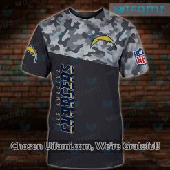 Los Chargers Shirt 3D Swoon-worthy Camo Los Angeles Chargers Gifts