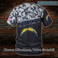 Los Chargers Shirt 3D Swoon-worthy Camo Los Angeles Chargers Gifts