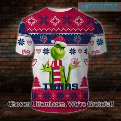 MN Twins Clothing 3D Radiant Grinch Christmas Minnesota Twins Gift