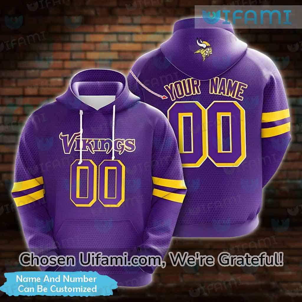 MN Vikings Youth Hoodie 3D Excellent Personalized Minnesota Vikings Gifts -  Personalized Gifts: Family, Sports, Occasions, Trending