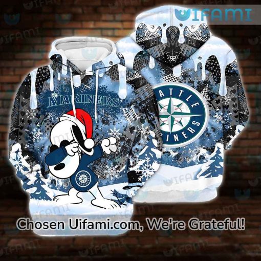 Mariners Hoodie 3D Funny Christmas Snoopy Seattle Mariners Gifts