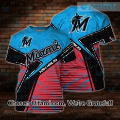 Marlins Clothing 3D Spell-binding Miami Marlins Gifts