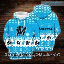 Marlins Hoodie 3D Vibrant Christmas Miami Marlins Gifts