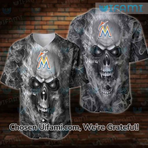 Marlins Jersey Last Minute Skull Miami Marlins Gifts