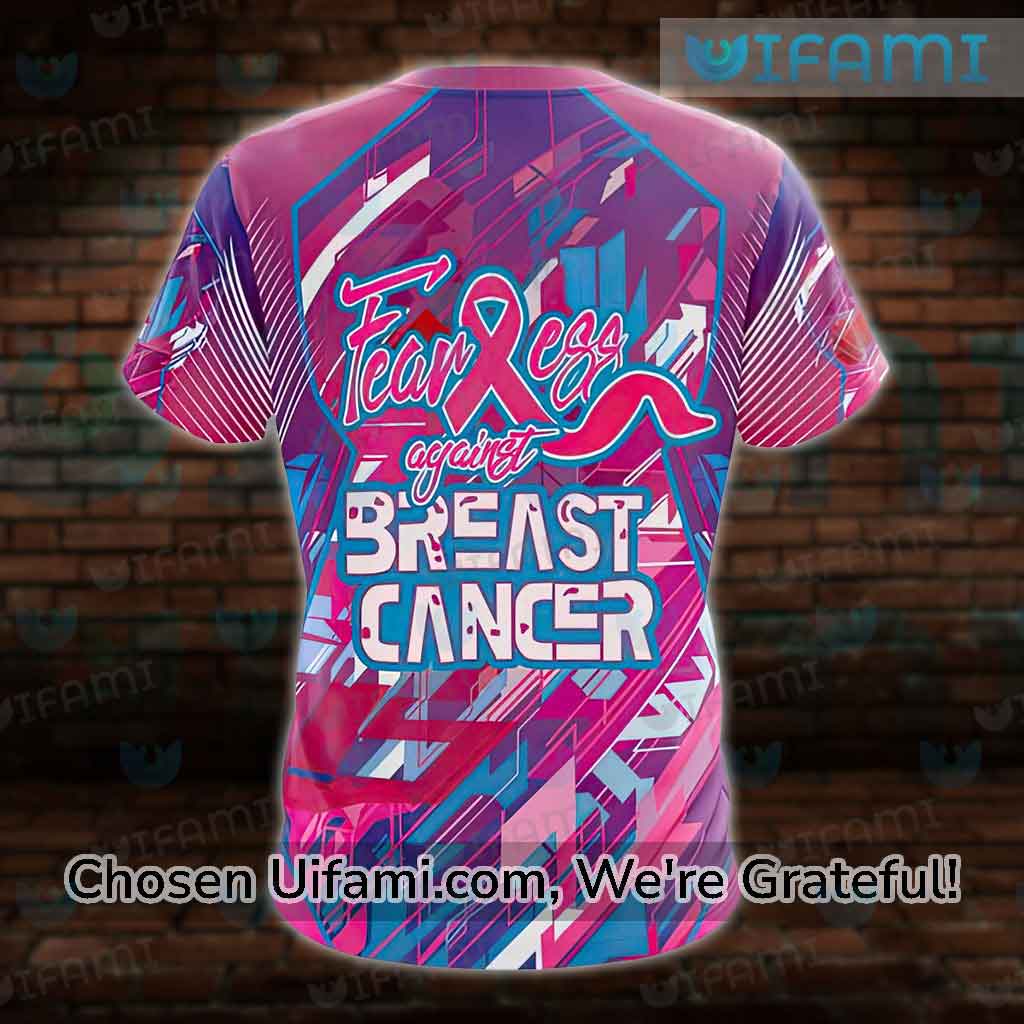 Custom Miami Marlins Clothing 3D Surprise Breast Cancer Marlins