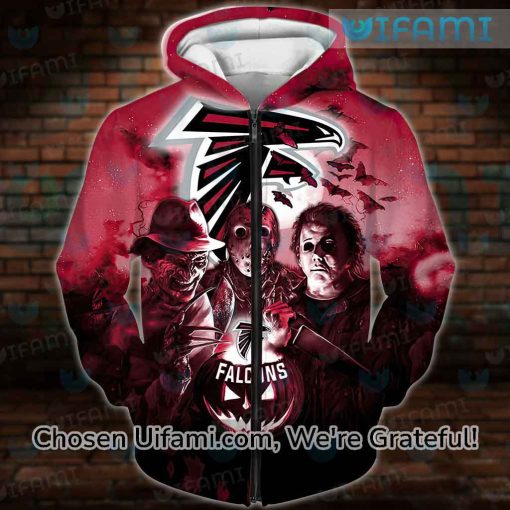 Men Atlanta Falcons Hoodie 3D Jason Voorhees Michael Myers Freddy Krueger Gift