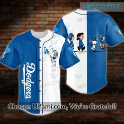 Men LA Dodgers Jersey Funny Peanuts Snoopy Best Dodgers Gifts For Her