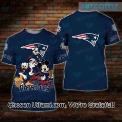 Men Patriots T-Shirt 3D Mickey Donald Duck Goofy Patriots Gifts For Men