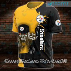 Men Steelers T-Shirt 3D Thrilling Eddie The Head Pittsburgh Steelers Gift