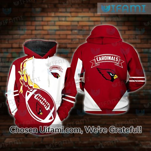 Mens Arizona Cardinals Hoodie 3D Comfortable Arizona Cardinals Gift