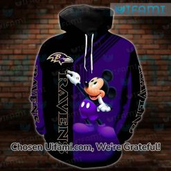 Mens Baltimore Ravens Hoodie 3D Highly Effective Mickey Ravens Football Gifts 2