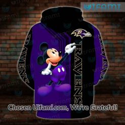 Mens Baltimore Ravens Hoodie 3D Highly Effective Mickey Ravens Football Gifts 3