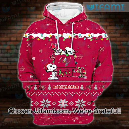 Men’s Buccaneers Hoodie 3D Snoopy Christmas Tampa Bay Buccaneers Gift