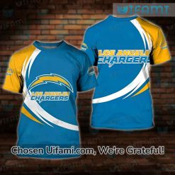 Mens Chargers Shirt 3D Worthwhile Los Angeles Chargers Gifts