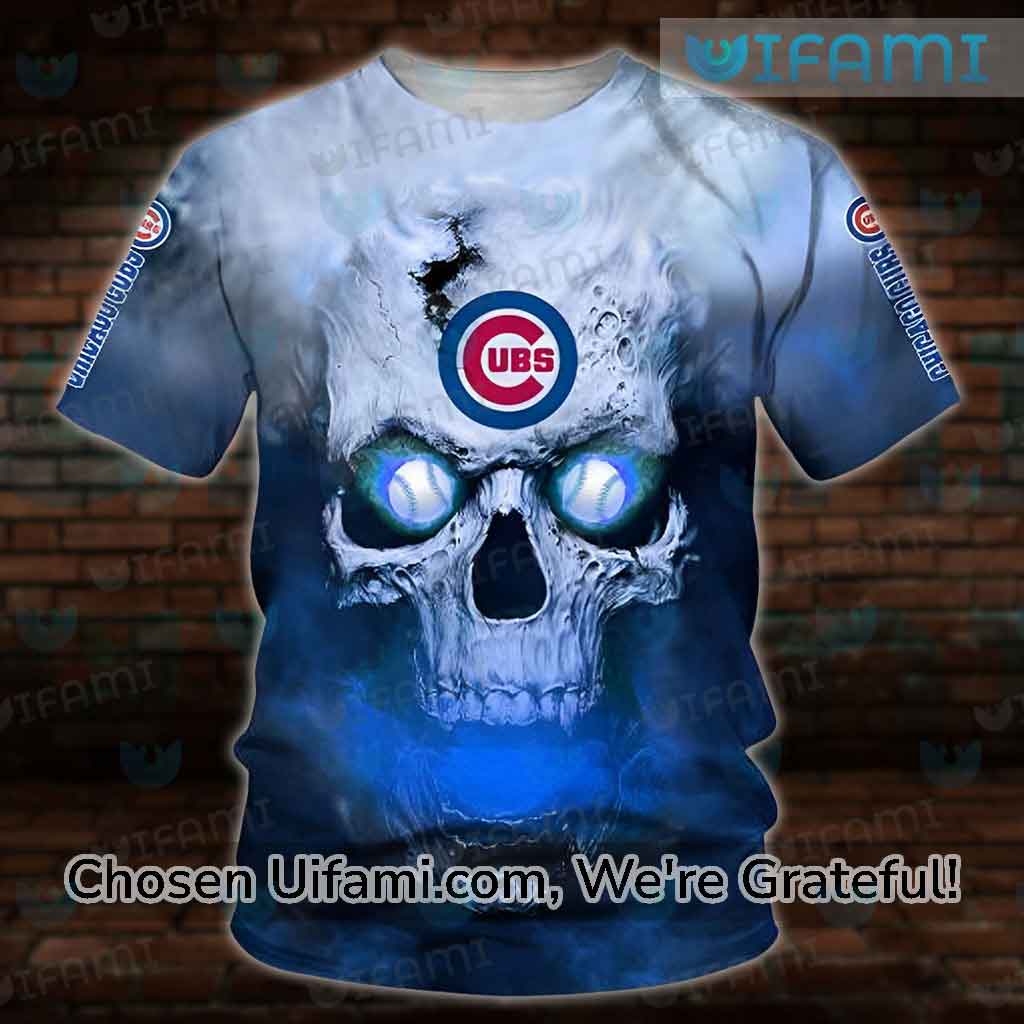 Chicago Cubs Shirt Men 3D Lava Skull Unique Cubs Gift