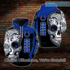 Mens Colts Hoodie 3D Important Sugar Skull Indianapolis Colts Gift