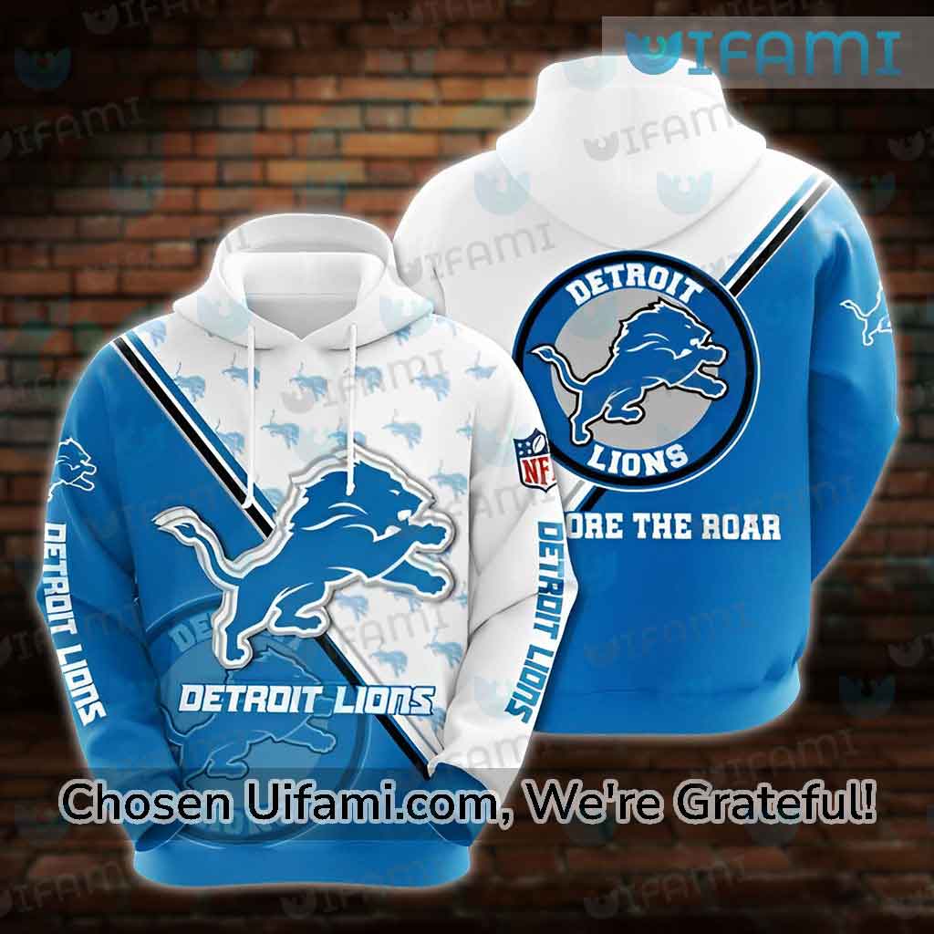 Detroit Lions Men's Black Camo Hoody by Vintage Detroit Collection